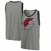 Portland Trail Blazers Team Essential Tri-Blend Tank Top - Heather Gray,baseball caps,new era cap wholesale,wholesale hats